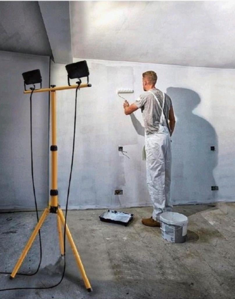 Lampes de chantier LED Hofftech 2 x 20 W avec support, Bricolage & Construction, Éclairage de chantier, Avec pied, Enlèvement ou Envoi