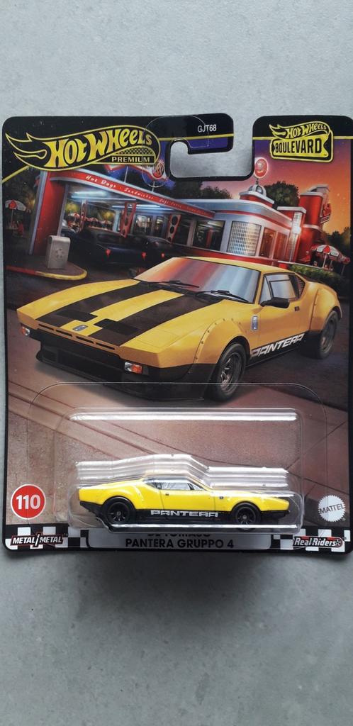Hot Wheels Premium De Tomaso Panterra, Ophalen of Verzenden, Zo goed als nieuw