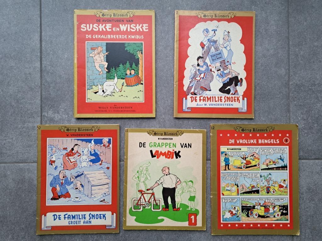 5 oude strips Willy Vandersteen, Boeken, Meerdere stripboeken, Ophalen, Zo goed als nieuw, Willy Vandersteen