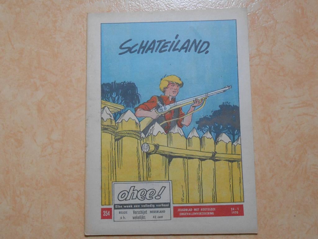 Ohee 354 Schateiland 1970., Eén stripboek, Ophalen of Verzenden, Nieuw