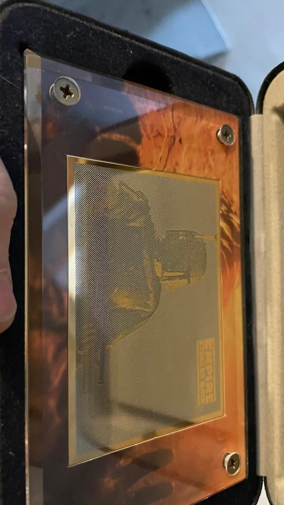 Star Wars Boba Fett 24K gold card 1997, Antiek en Kunst, Ophalen of Verzenden