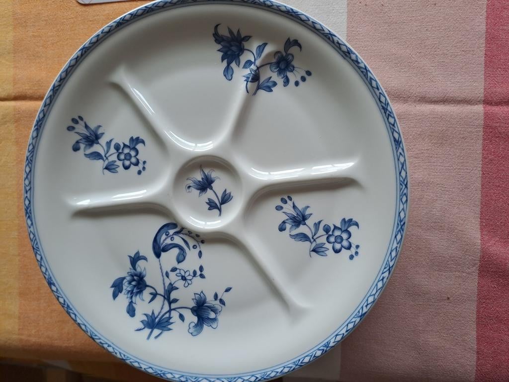6 nieuwe fondueborden, porselaine de paris, Antiek en Kunst, Ophalen of Verzenden