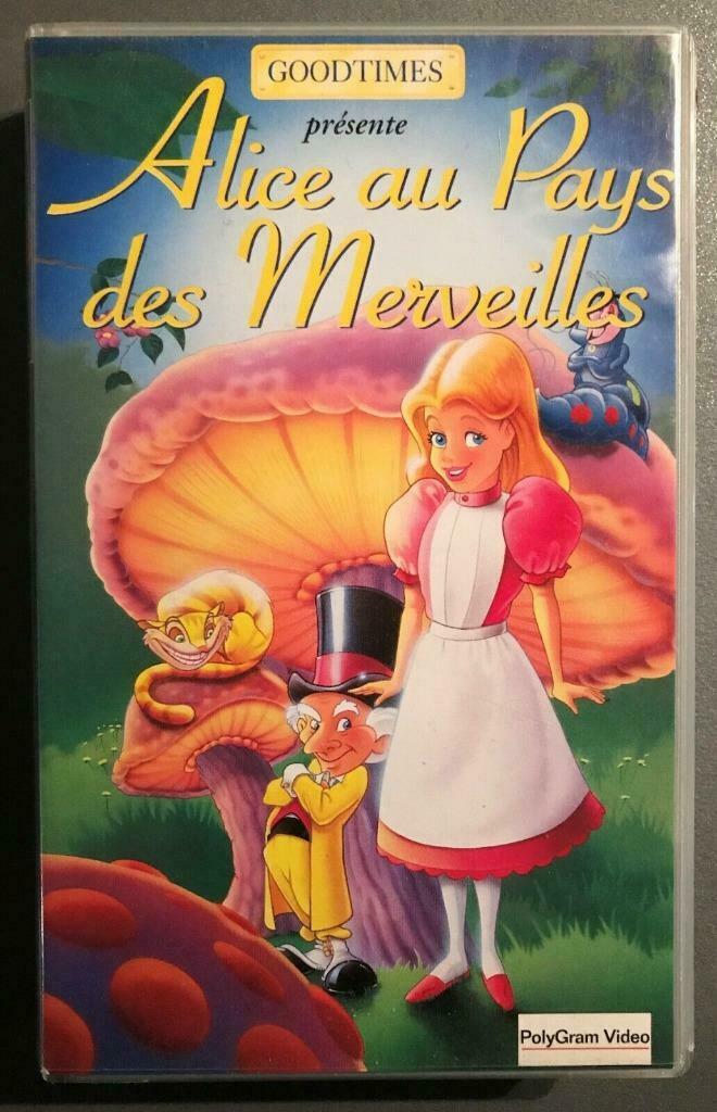 VHS Alice au pays des merveilles -, Tous les âges, Enlèvement ou Envoi, Utilisé, Dessin animé