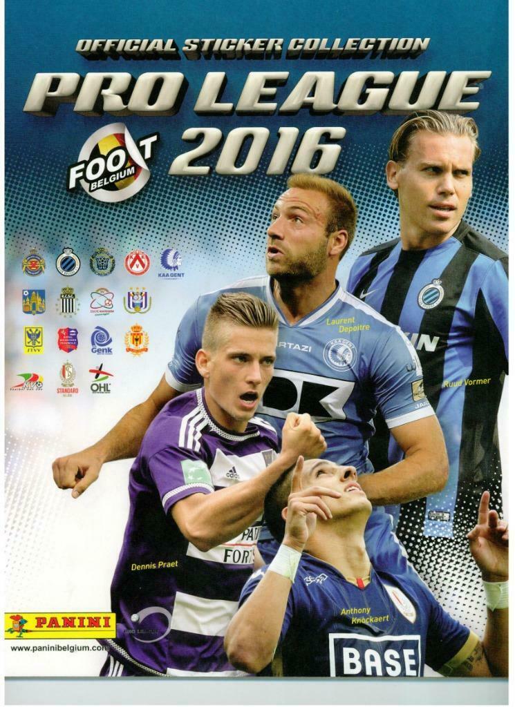 Leeg Stickerboek  :  Pro League 2016  -  Panini  -  Nieuw., Verzamelen, Ophalen of Verzenden, Nieuw, Boek of Tijdschrift