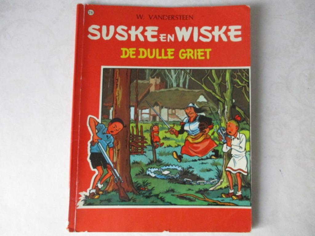 suske en wiske 1é druk nr 78-80-86-93-97-102-104-107, Gelezen, Willy Vandersteen, Ophalen of Verzenden, Meerdere stripboeken
