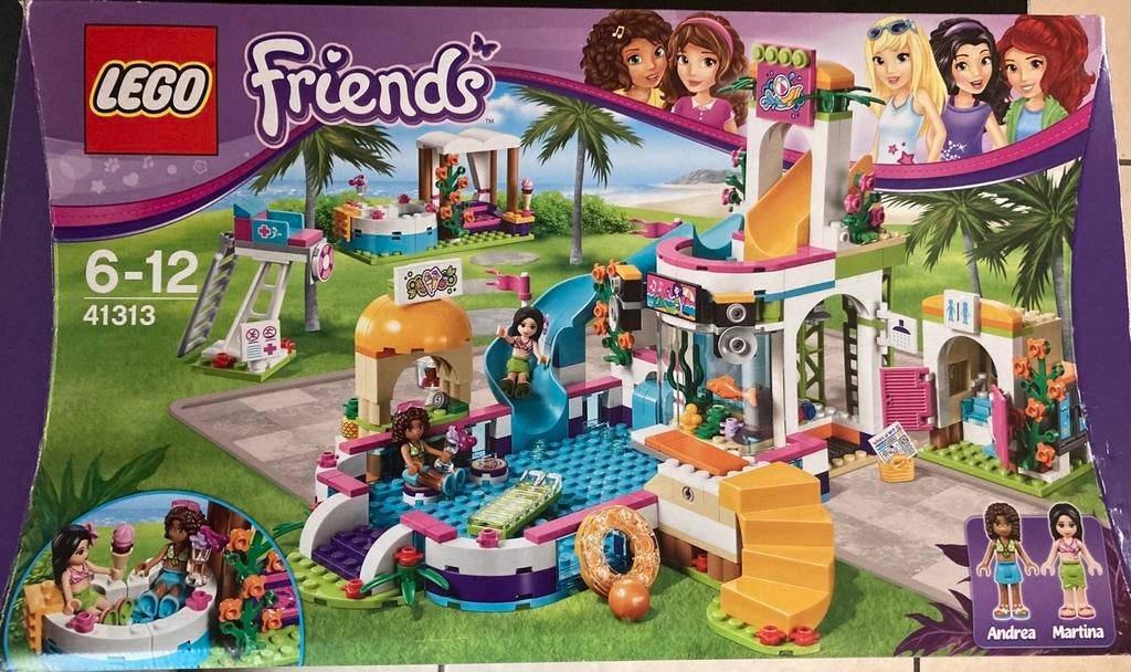 Lego friends 41313 la piscine, Ophalen, Gebruikt, Lego