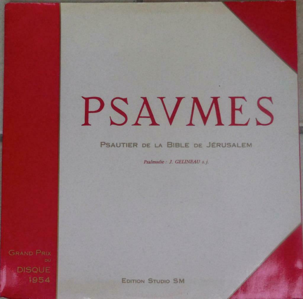 LP  J Gelineau Petits Chanteurs De Provence ‎ Psaumes 1954, Gebruikt, Modernisme tot heden, Ophalen of Verzenden, 12 inch