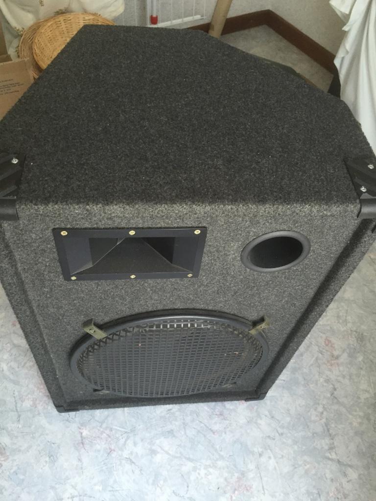 2 fronts en 2 monitor luidsprekerboxen, Audio, Tv en Foto, Ophalen, Gebruikt, Overige merken