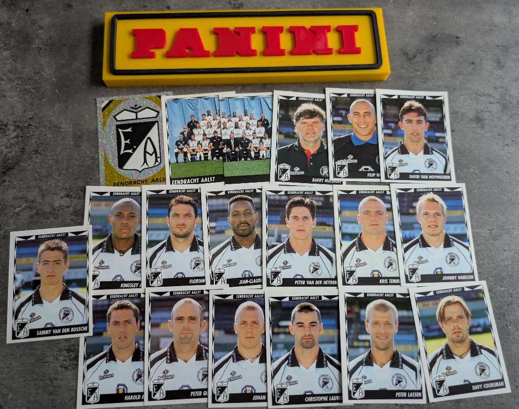 Panini FOOTBALL 99 19 STICKERS 1999 EENDRACHT AALST  VOETBAL, Ophalen of Verzenden, Nieuw