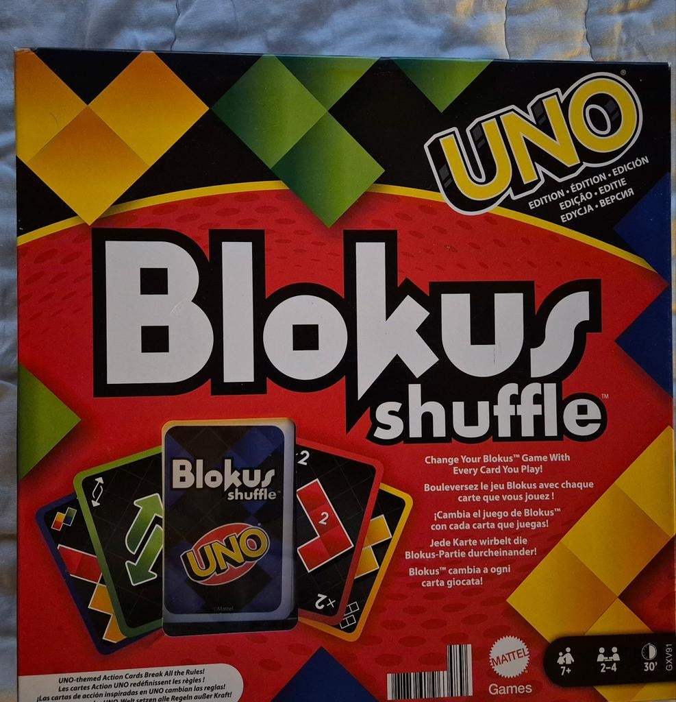UNO Blokus jeu de stratégie., Trois ou quatre joueurs, Enlèvement, Neuf