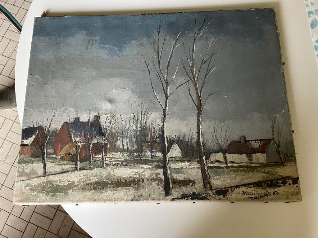 Schilderij Marino De Vos, Enlèvement