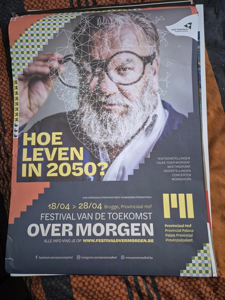 Poster affiche wim opbrouck, Verzenden
