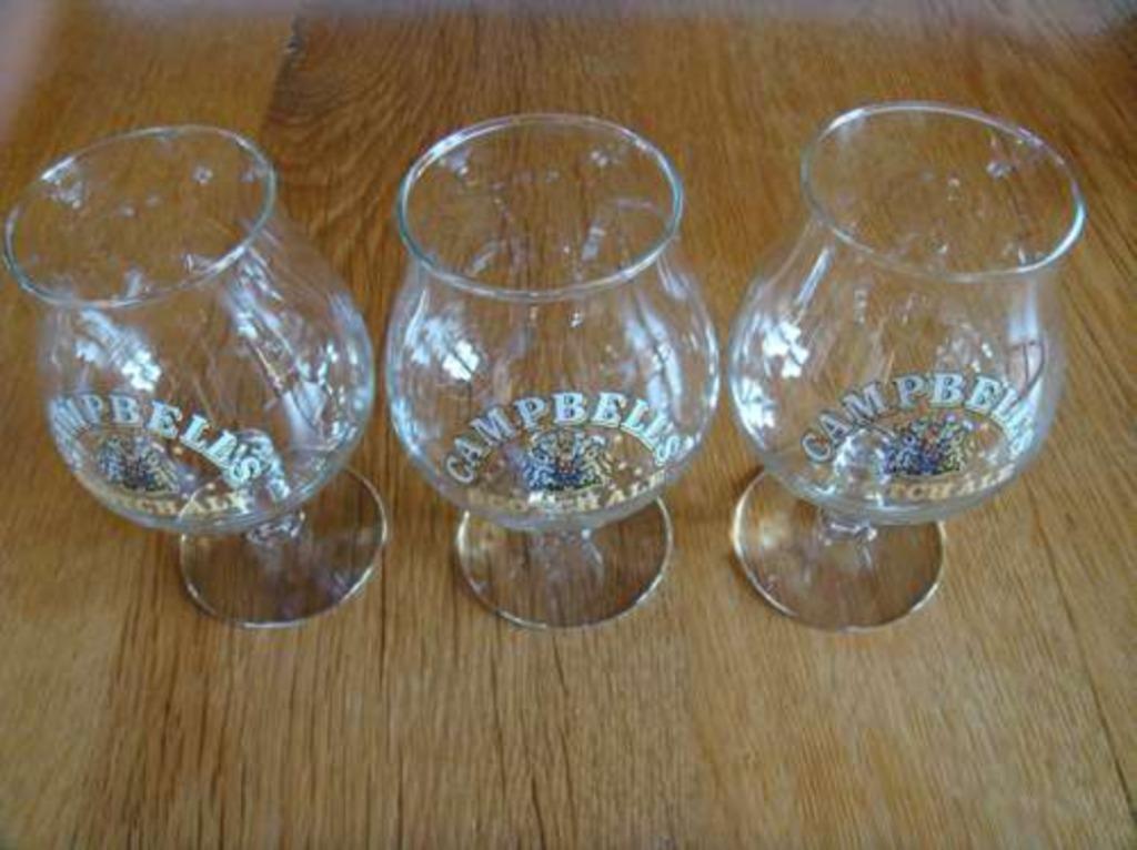6 verres Scotch "CAMPBELLS", Collections, Enlèvement ou Envoi, Neuf, Verre à bière