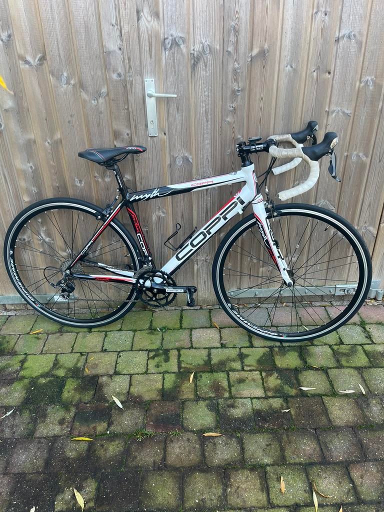 Te koop koersfiets - koerskleren - koerschoenen, Zo goed als nieuw, 15 tot 20 versnellingen, 53 tot 57 cm, Ophalen