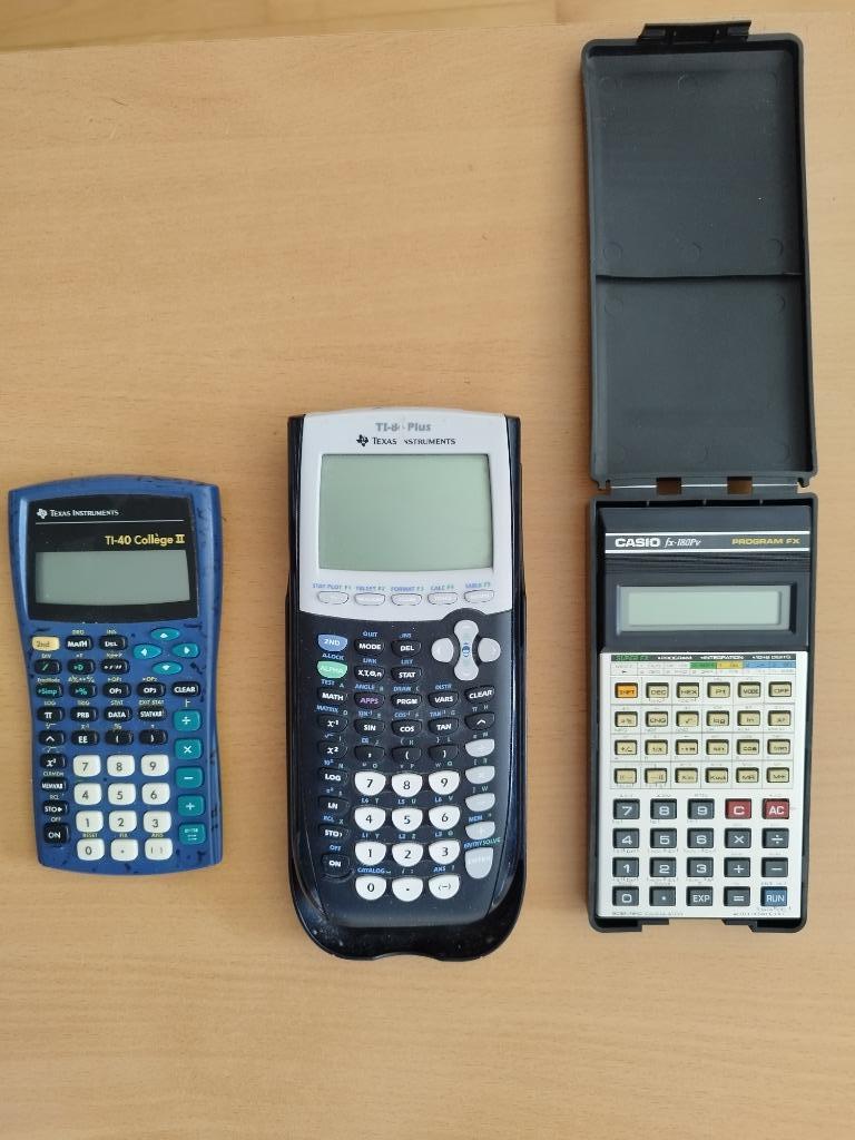 Calculatrices, Divers, Calculatrices, Enlèvement, Utilisé