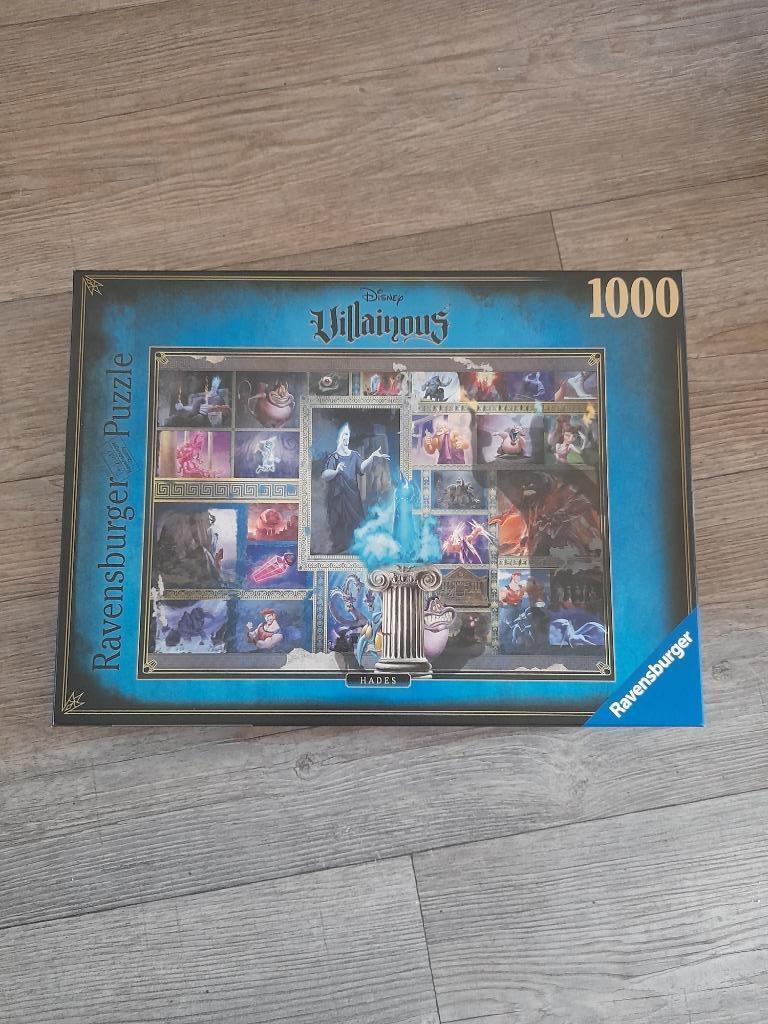 Puzzel Disney Villainous - Hades, Ophalen of Verzenden, 500 t/m 1500 stukjes, Zo goed als nieuw, Legpuzzel