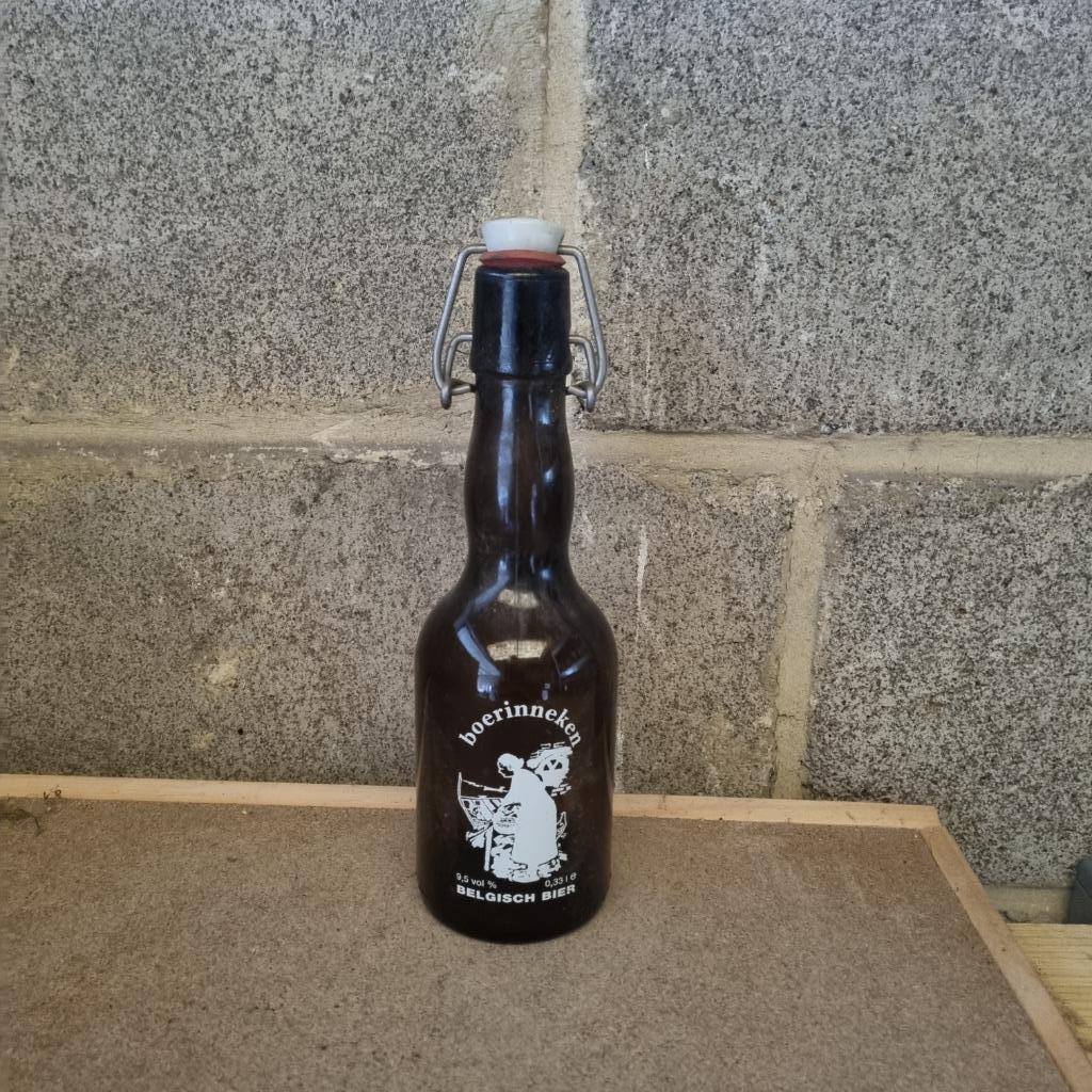 Bouteille de bière Boerinneken (modèle 2), Collections, Enlèvement ou Envoi, Utilisé, Bouteille(s), Autres marques