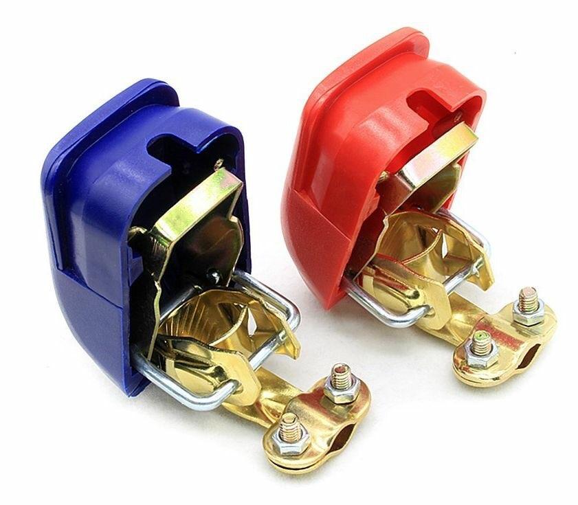 Accuklem / Batterijklem 35mm² – Snelklem Set Plus & Min, Caravans en Kamperen, Ophalen, Gebruikt