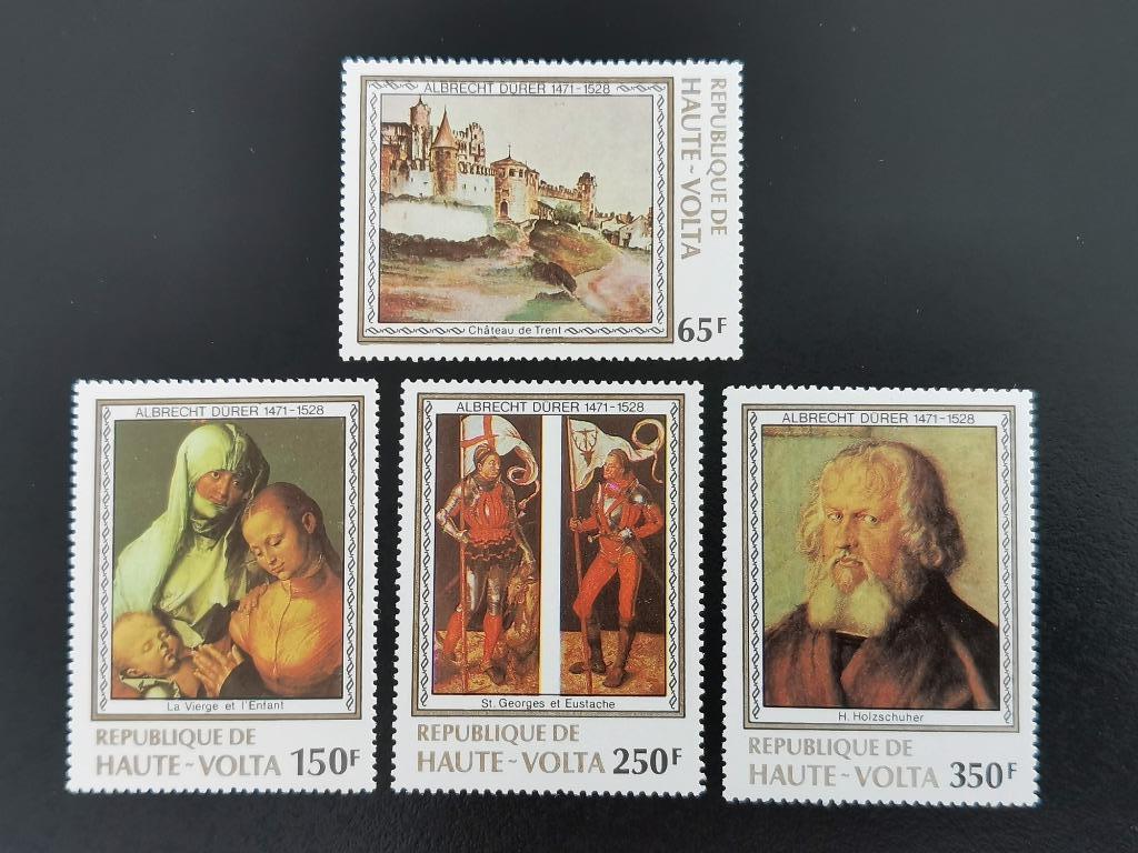 Haute-Volta 1978 - reeks schilderkunst Albrecht Dürer **, Ophalen of Verzenden, Overige landen, Postfris