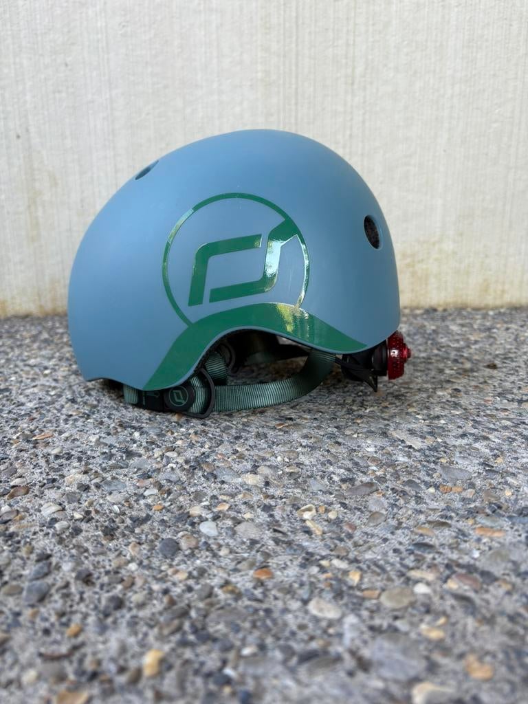 Scoot and Ride - Kinderhelm - Blauw - 45-51cm, Ophalen, Zo goed als nieuw