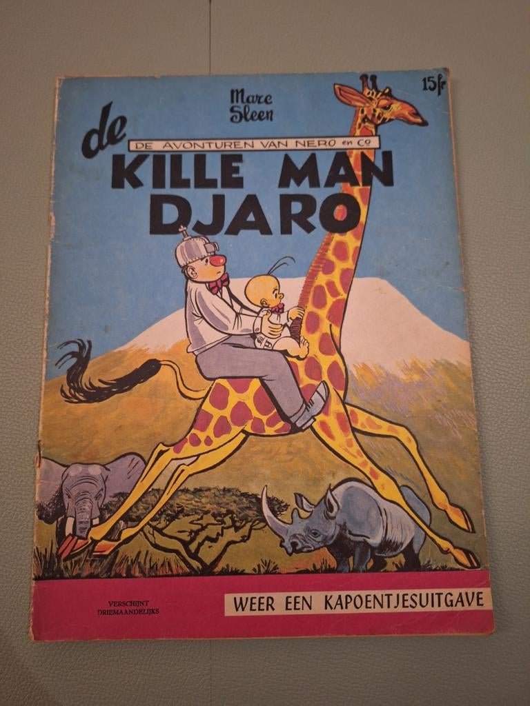 Strip Nero 1963: De Kille Man Djaro, Marc Sleen, Eén stripboek, Nieuw, Ophalen of Verzenden