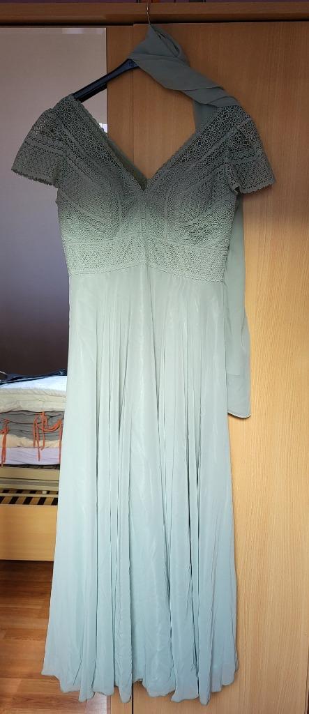 Robe longue , cérémonie,  bal rhéto..., Taille 42/44 (L), Autre, Comme neuf, Sous le genou