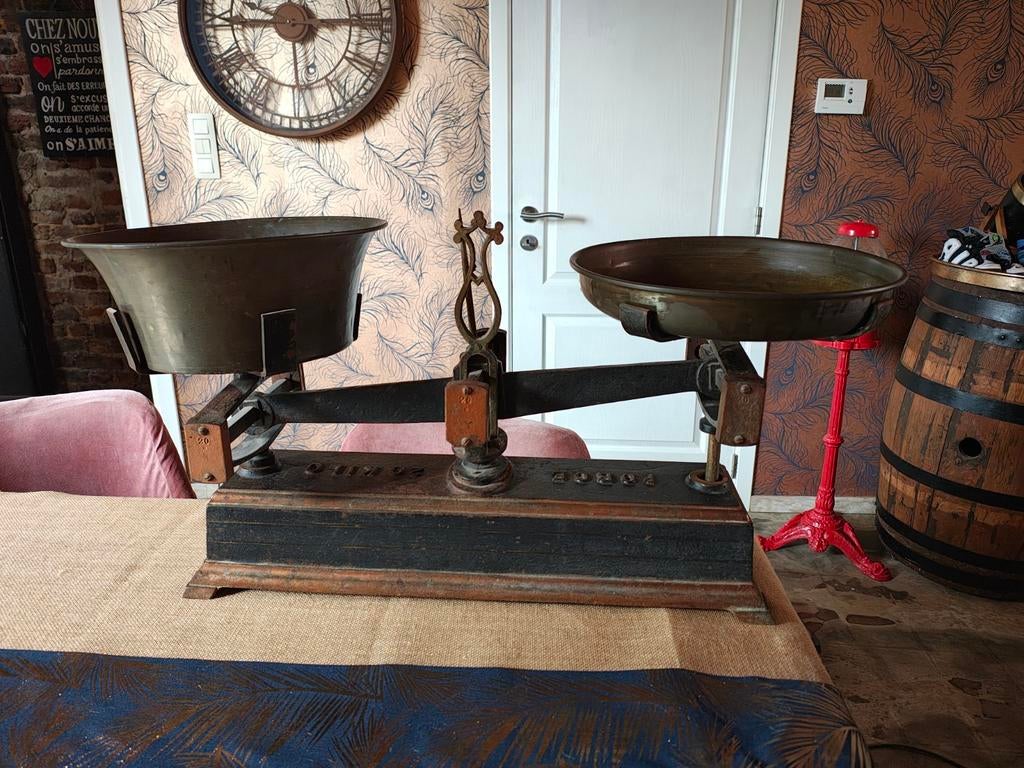 Ancienne balance FORGE/ vintage/ industriel/ rétro, Industriel