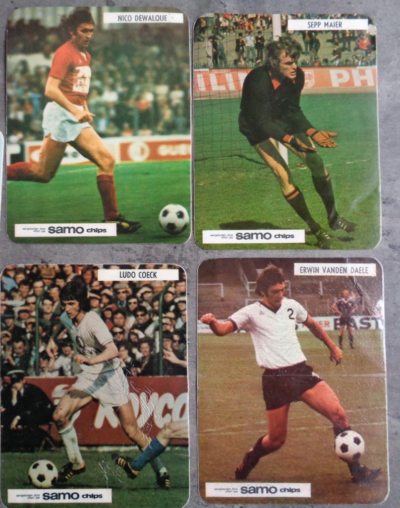 LOT DE 4 GRANDS AUTOCOLLANTS POUR JOUEUR DE FOOTBALL SAMO CH, Envoi