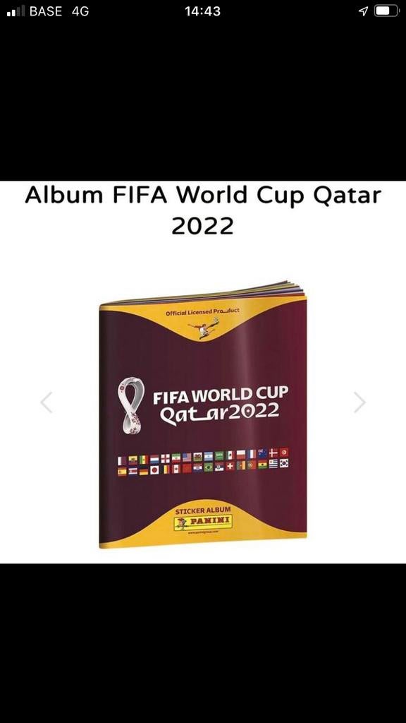 Stickers Panini Qatar 2022 à vendre, Enlèvement ou Envoi