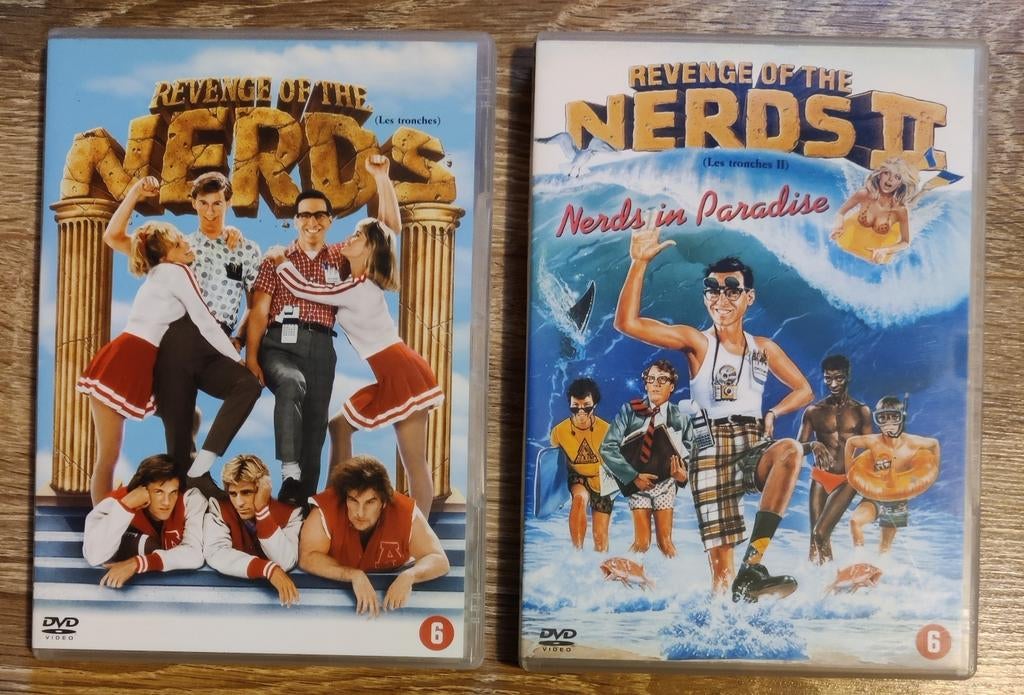 Revenge of the Nerds 1 & 2 (1984) Zeer zeldzaam! DVD, Ophalen of Verzenden, Zo goed als nieuw