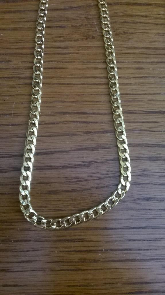 large collier plaqué or, Enlèvement ou Envoi, Neuf, Or, Or