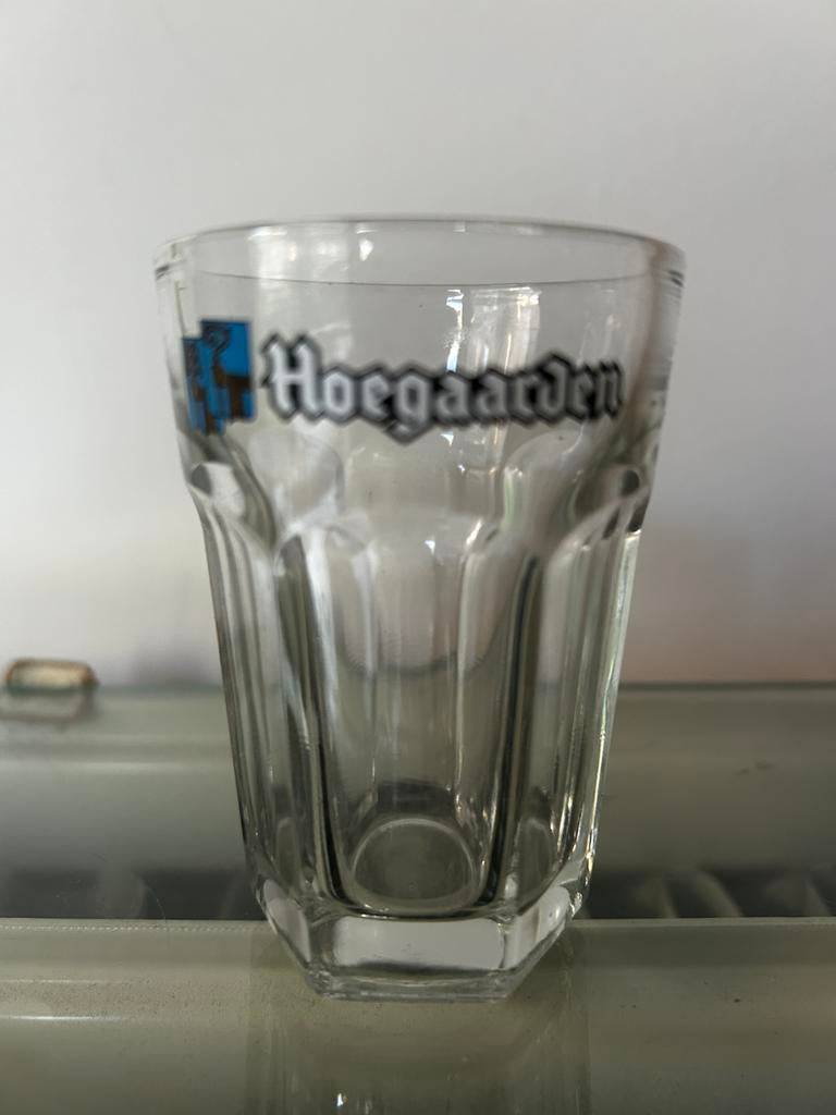 Bierglas Hoegaarden mini H7cm, Ophalen, Zo goed als nieuw