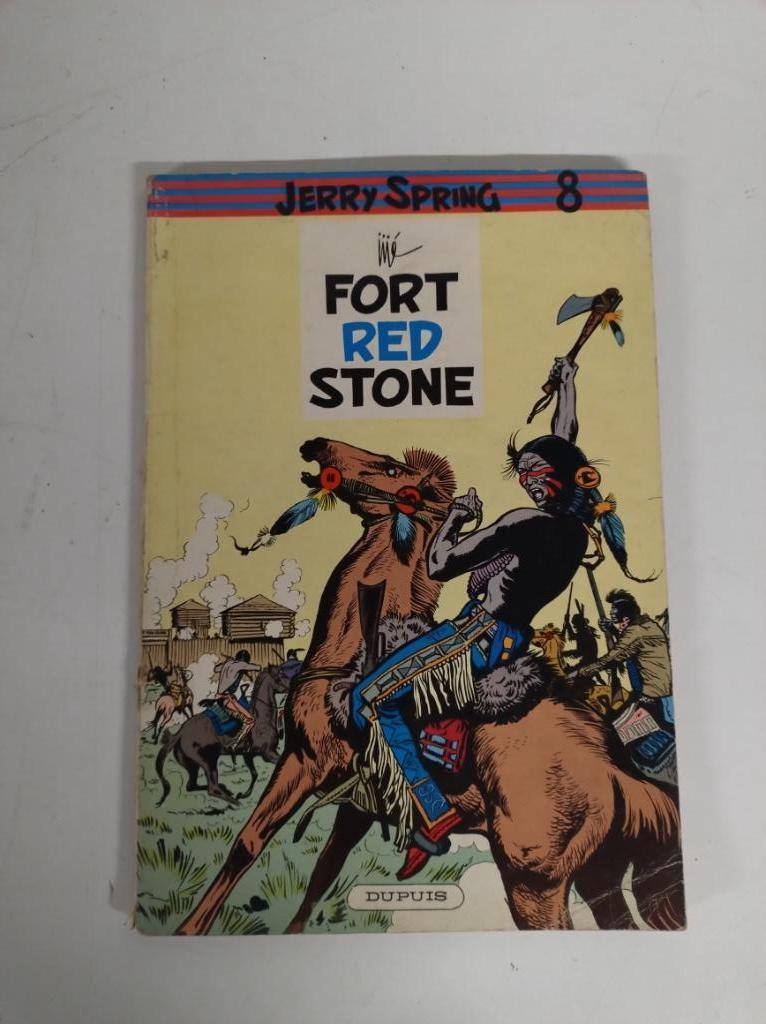 Jerry spring 8 - Fort red stone - 1e druk (1960), Ophalen of Verzenden, Gelezen