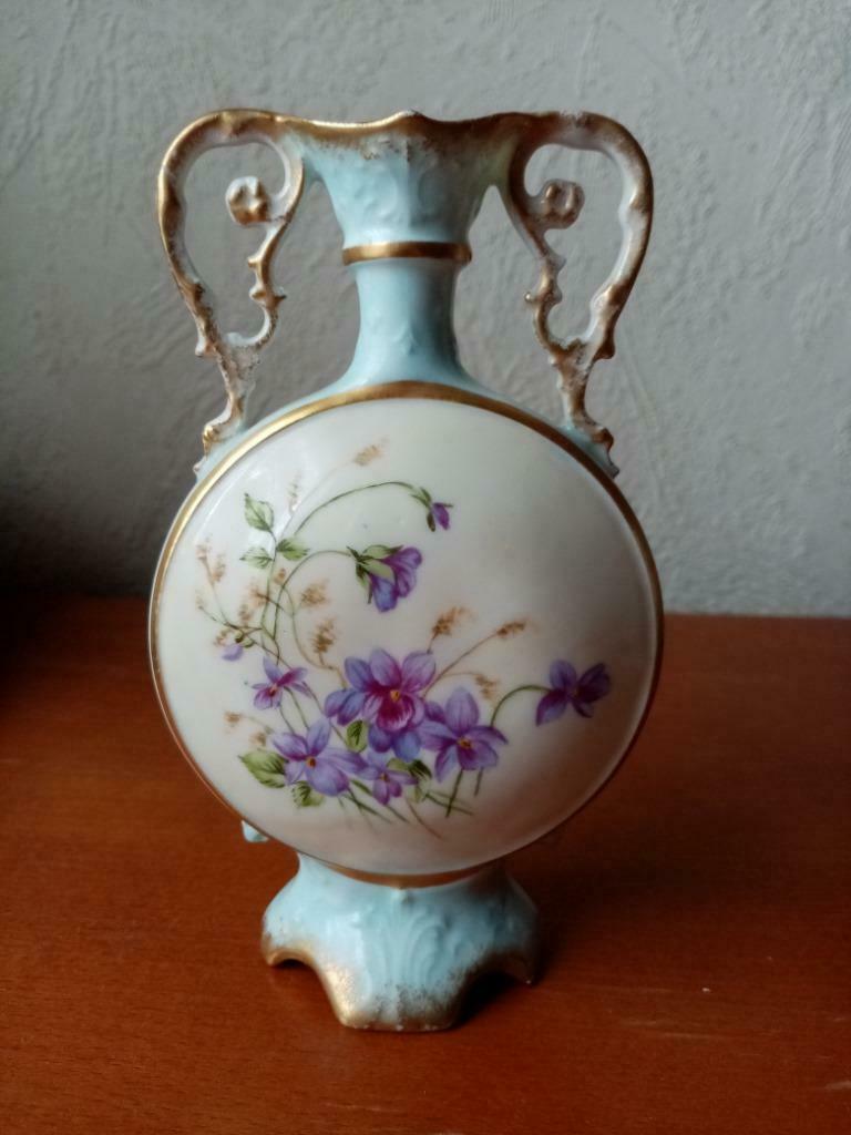 Decoratieve Limoges porseleinen vaas uit de jaren 20, Antiek en Kunst, Ophalen of Verzenden