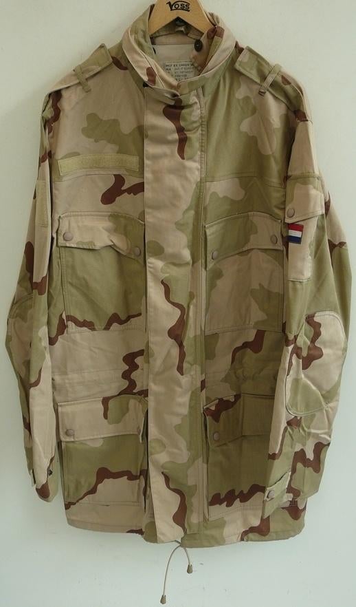Jas Parka Buiten Gvt M93 Desert KL, maat 8000/9095, 1998.(1), Ophalen of Verzenden, Landmacht, Kleding of Schoenen