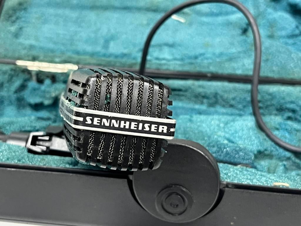 Sennheiser MD 408N vintage microfoon, Muziek en Instrumenten, Microfoons, Gebruikt, Ophalen of Verzenden