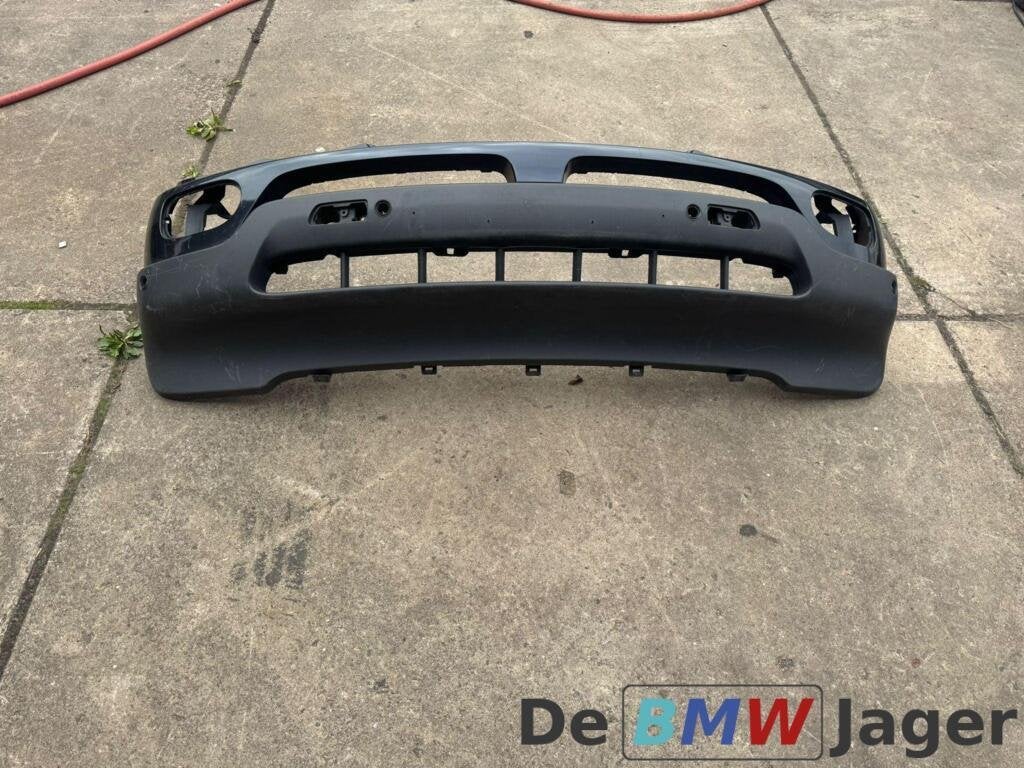 Voorbumper blauw BMW X5 E53 facelift 51117115901, Gebruikt, Voor, Ophalen of Verzenden, Bumper