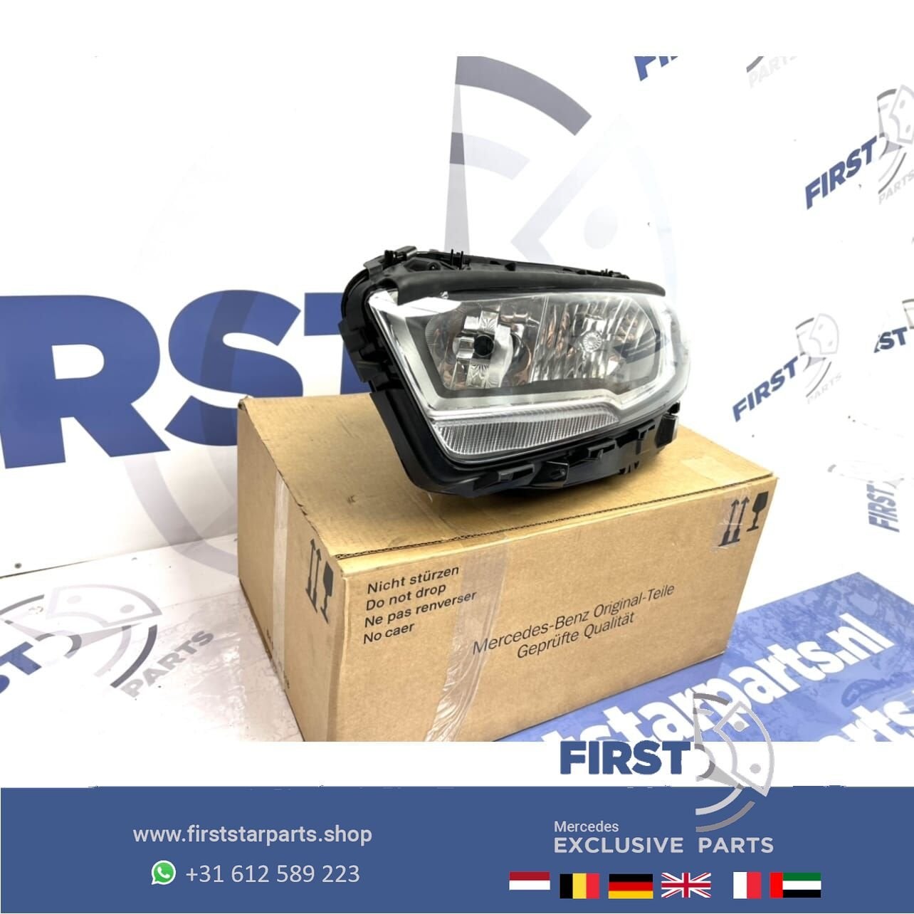 W177 V177 Mercedes A Klasse HALOGEEN KOPLAMP LINKS (GEEN LED, Auto-onderdelen, Verlichting, Gebruikt, -, Ophalen of Verzenden
