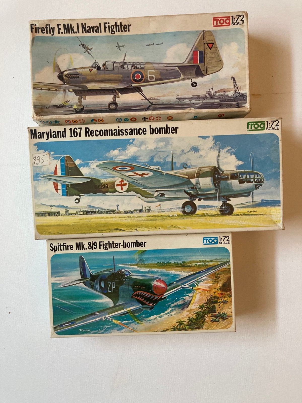 Vintage Frog vliegtuigen, Verzamelen, Luchtvaart en Vliegtuigspotten, Zo goed als nieuw, Ophalen of Verzenden