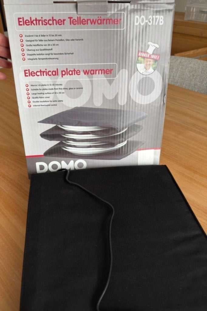 Bordenverwarmer DOMO, Huis en Inrichting, Overige typen, Nieuw, Ophalen of Verzenden, Zwart