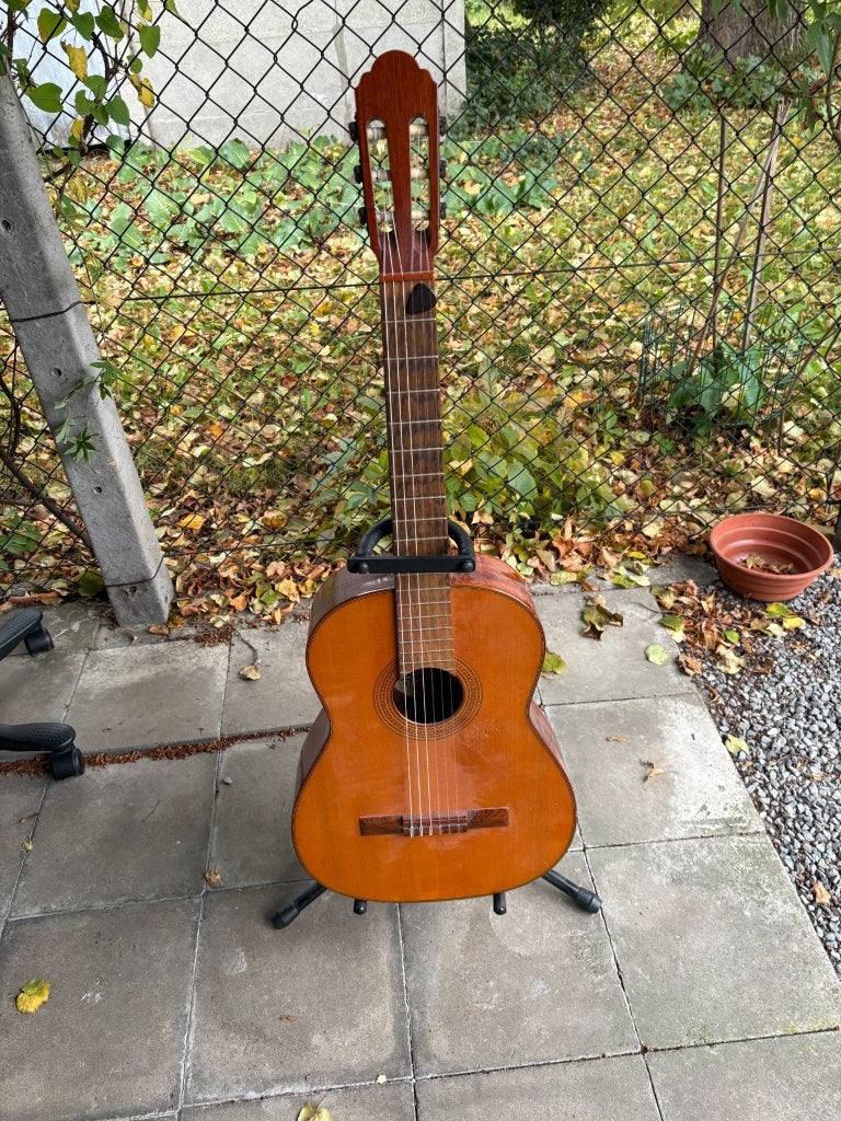Hopf klassieke gitaar – naturel houtkleur, Ophalen, Gebruikt, Klassieke of Spaanse gitaar