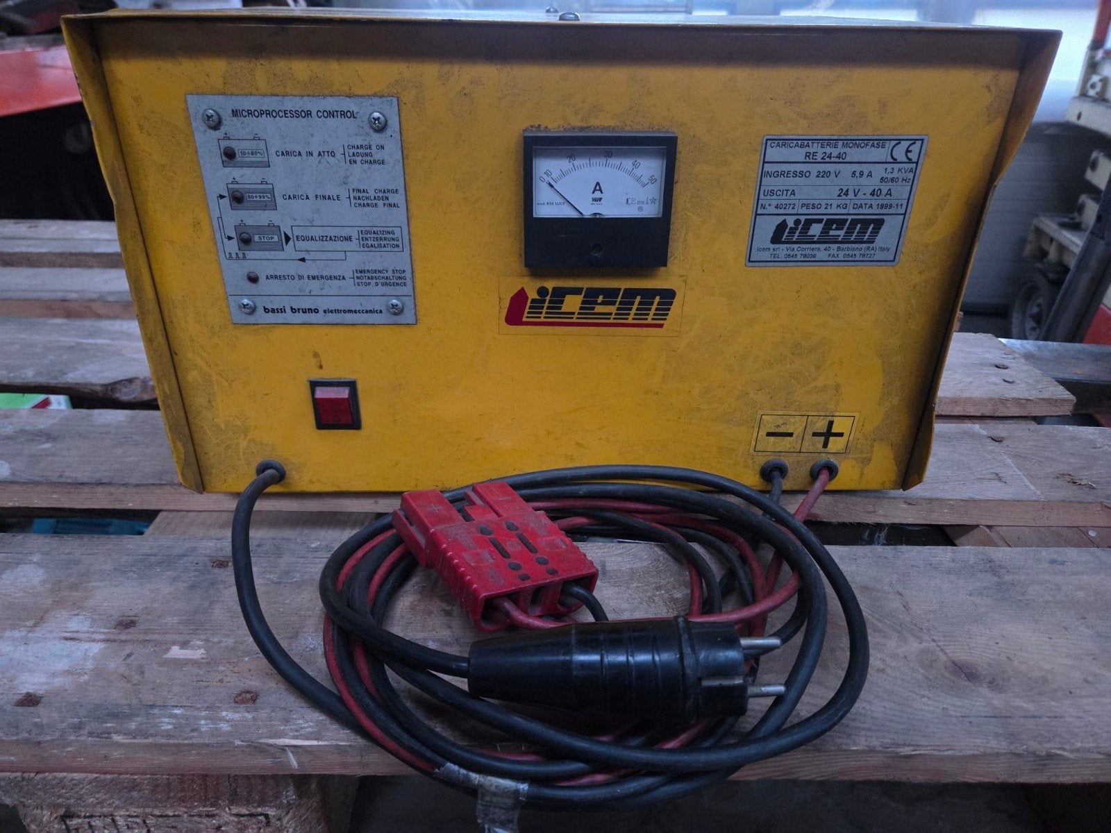 Batterijlader, Ophalen