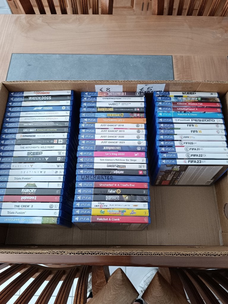 55 tal diverse PS4 spelletjes in nieuwe staat alle genres, Enlèvement ou Envoi, Comme neuf, Aventure et Action, À partir de 3 ans