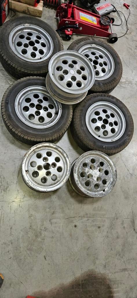 7x pepperpot velgen 6Jx13 Ford, Ophalen, Band(en)