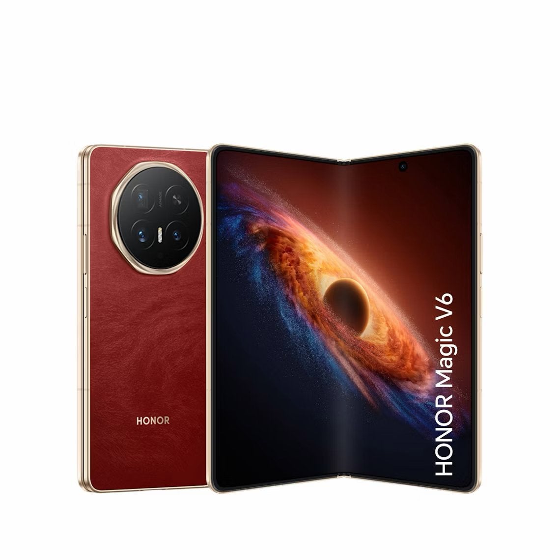 Honor Magic V6 Red 512gb nouveaux garantie 2a Vds-Echange, Neuf, Autres modèles, Enlèvement ou Envoi, 6 mégapixels ou plus