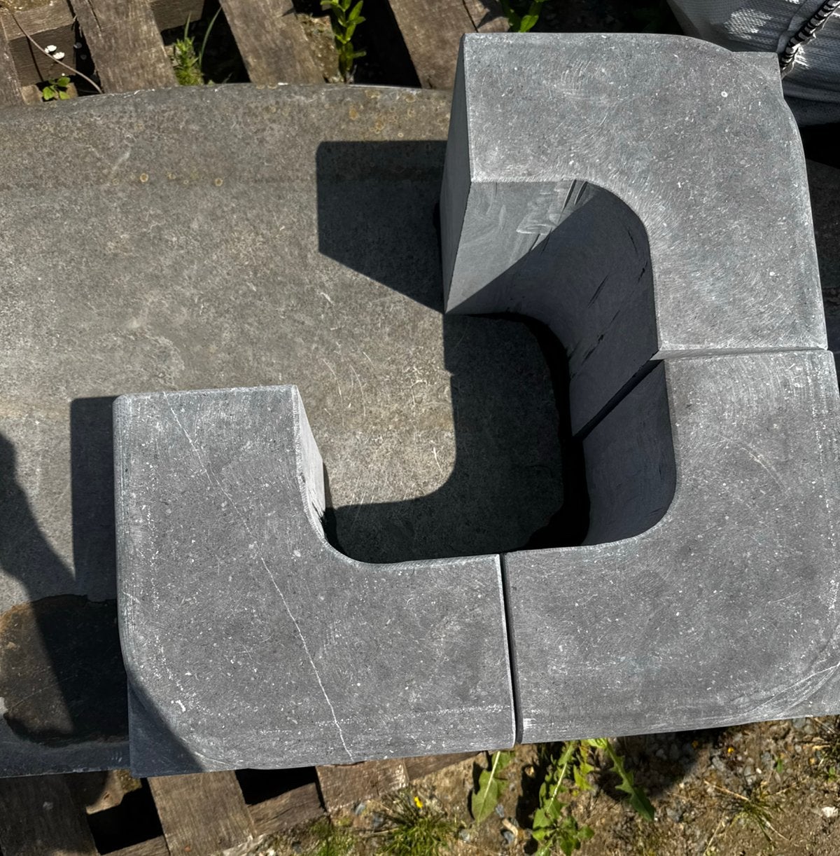 Arduinen hoekborduurs, Tuin en Terras, Ophalen, Zo goed als nieuw