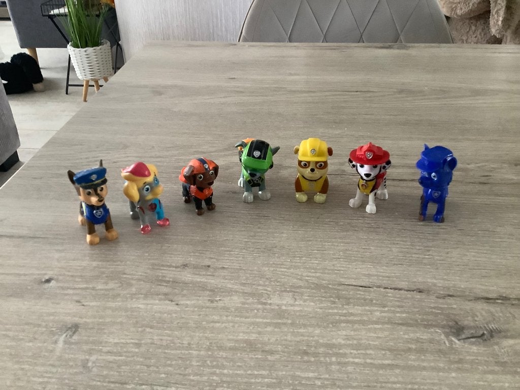 Paw Patrol verschillende characters reeks 6 (5-7 cm), Ophalen of Verzenden, Gebruikt