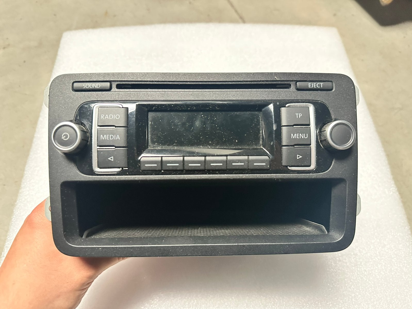 Originele Volkswagen autoradio, Ophalen, Gebruikt