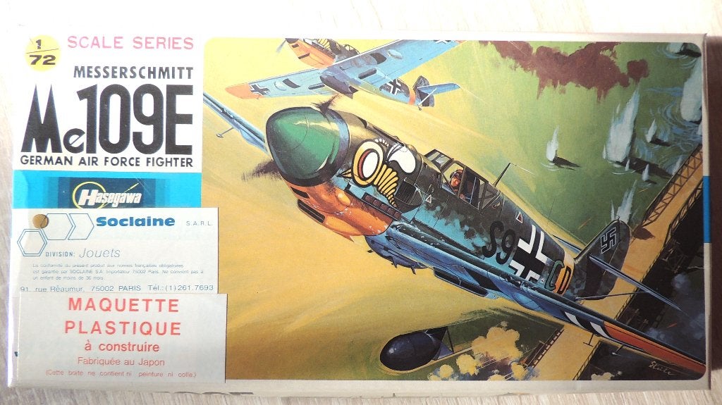Hasegawa ME109 E neuf sous cello, Hobby & Loisirs créatifs, Modélisme | Avions & Hélicoptères, Neuf, Hasegawa, 1:72 à 1:144, Avion