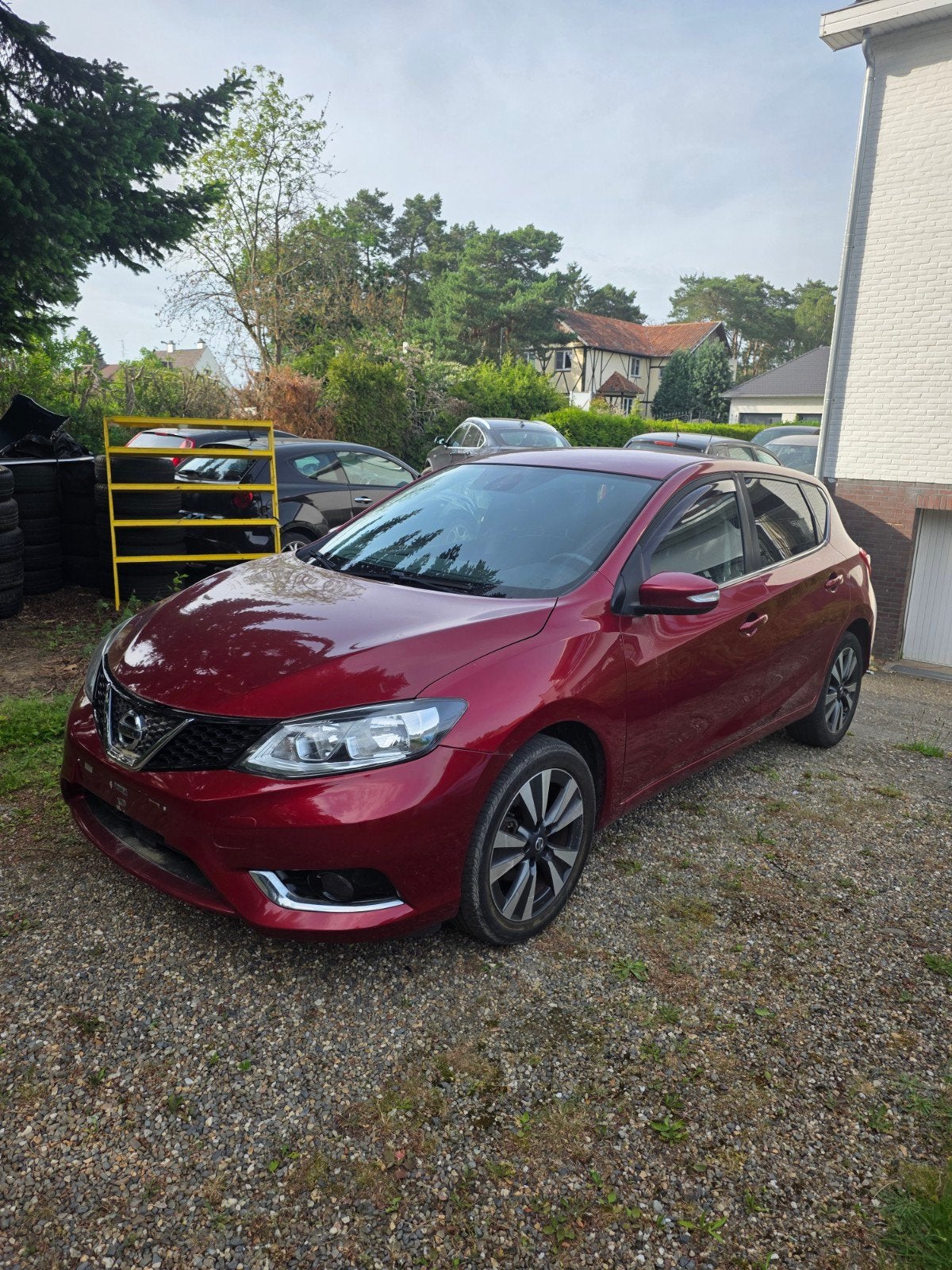 Nissan Pulsar 1200 benzine  om te herstellen, Auto's, Voorwielaandrijving, Stof, Bedrijf, 5 deurs